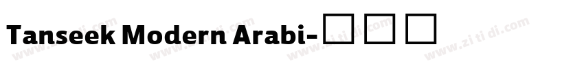 Tanseek Modern Arabi字体转换 Tanseek Modern Arabi字体转换